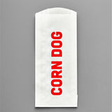 Paper Corn Dog Wrapper Bags, 7 Inches Printed Corn Dog Take Out Bags | Eco-Friendly Hotdog Wrapper Sleeves Packs. Durable and Grease-resistant by GEEX DEPOT