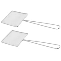 Rectangular stainless steel Fine Mesh Skimmers for Skimming Grease and Foam