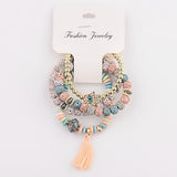 Vintage Bohemia Women Bracelets Set Charm