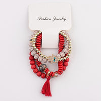 Vintage Bohemia Women Bracelets Set Charm