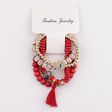 Vintage Bohemia Women Bracelets Set Charm