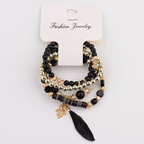 Vintage Bohemia Women Bracelets Set Charm
