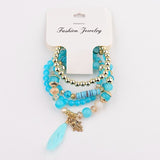 Vintage Bohemia Women Bracelets Set Charm