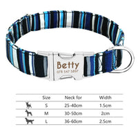 Personalized Engraved ID Reflective Pet Collar
