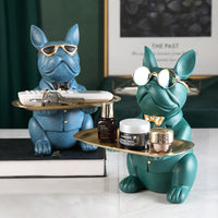 Cool Bulldog Statue Table Decoration