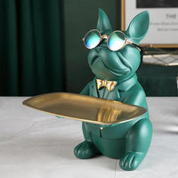 Cool Bulldog Statue Table Decoration