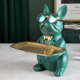 Cool Bulldog Statue Table Decoration