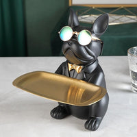 Cool Bulldog Statue Table Decoration