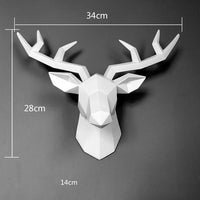 Deer Head Statue Decorative Art