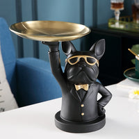 Cool Bulldog Statue Table Decoration