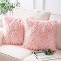 Soft Fur Plush Cushion Cover