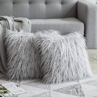 Soft Fur Plush Cushion Cover