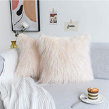 Soft Fur Plush Cushion Cover