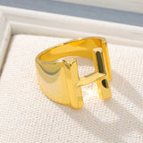 Initial A-Z Letter Rings For Women