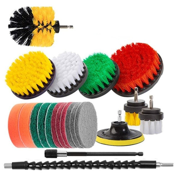 Bathroom Power Scrubber Brush Set