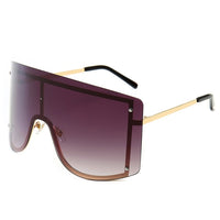 Oversized Women Gradient Sunglasses