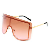 Oversized Women Gradient Sunglasses