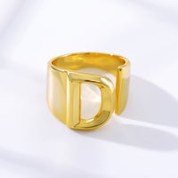 Initial A-Z Letter Rings For Women