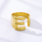 Initial A-Z Letter Rings For Women