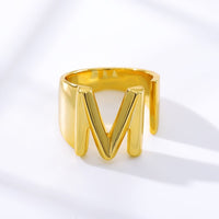 Initial A-Z Letter Rings For Women