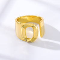 Initial A-Z Letter Rings For Women