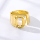 Initial A-Z Letter Rings For Women