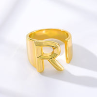 Initial A-Z Letter Rings For Women