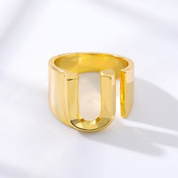 Initial A-Z Letter Rings For Women