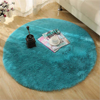 Bubble Kiss Fluffy Round Rug Carpets