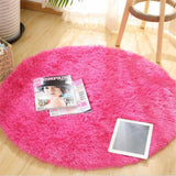 Bubble Kiss Fluffy Round Rug Carpets