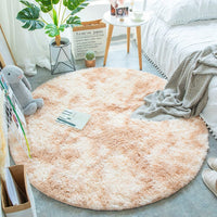 Bubble Kiss Fluffy Round Rug Carpets