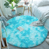 Bubble Kiss Fluffy Round Rug Carpets