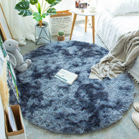 Bubble Kiss Fluffy Round Rug Carpets