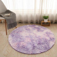 Bubble Kiss Fluffy Round Rug Carpets