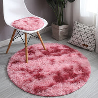 Bubble Kiss Fluffy Round Rug Carpets