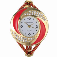 Whirlwind Design Metal Weave Girls Quartz Watch