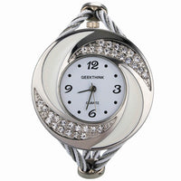 Whirlwind Design Metal Weave Girls Quartz Watch