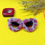 Women Punk Soft Fur Velvet Sun Glasses
