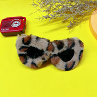 Women Punk Soft Fur Velvet Sun Glasses